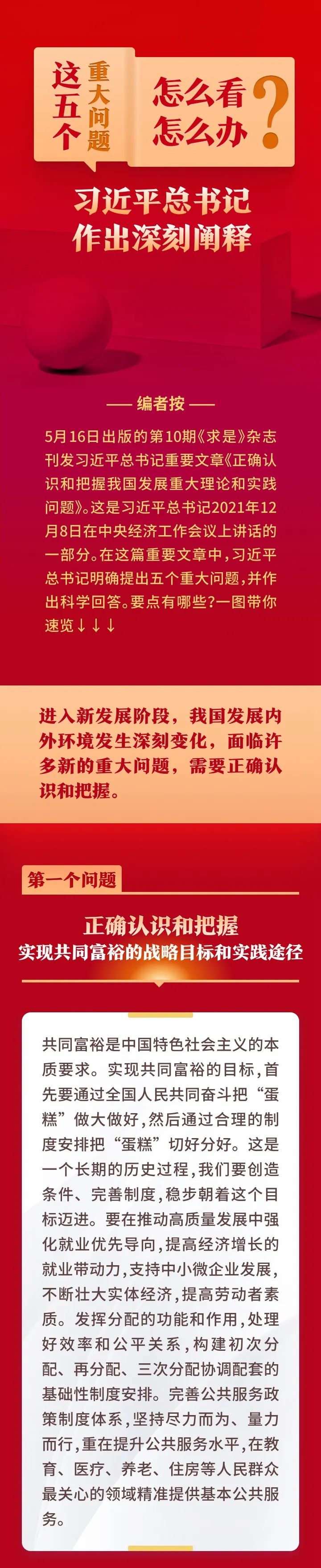 这五个重大问题怎么看、怎么办？习近平总书记作出深刻阐释(图1)