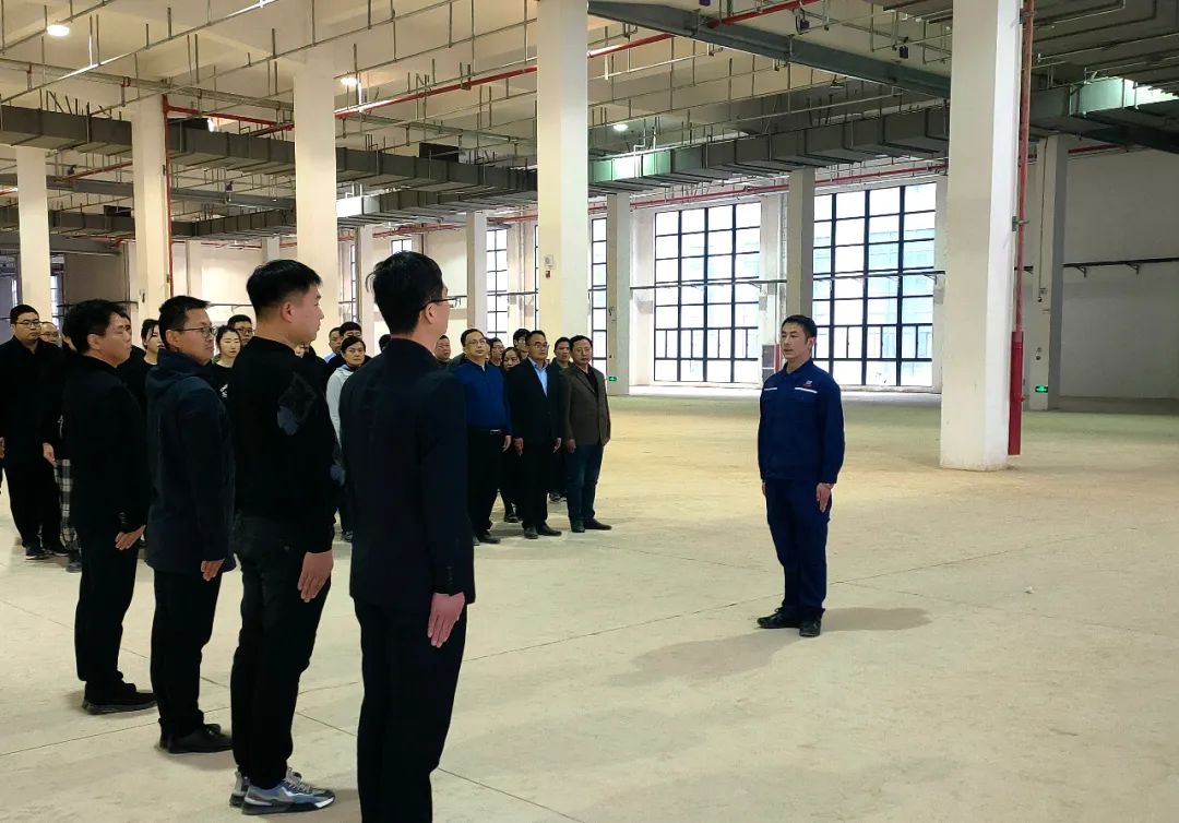 夏邑生态印染科技产业园组织员工开展春季军训活动(图3)