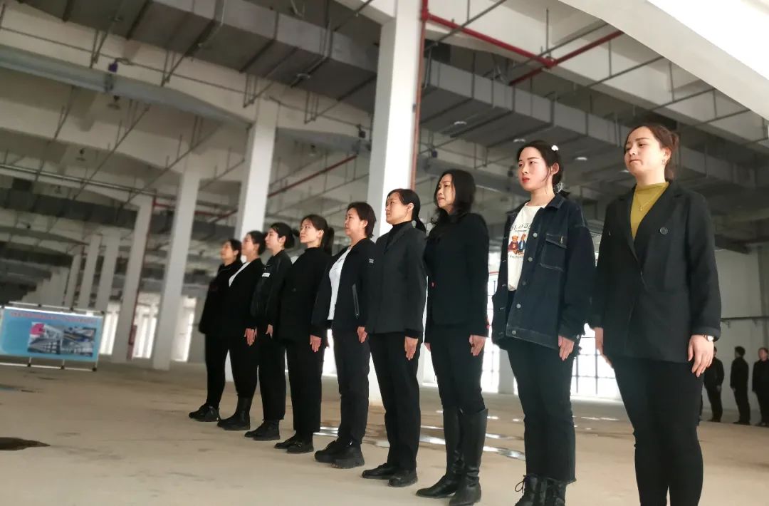 夏邑生态印染科技产业园组织员工开展春季军训活动(图9)