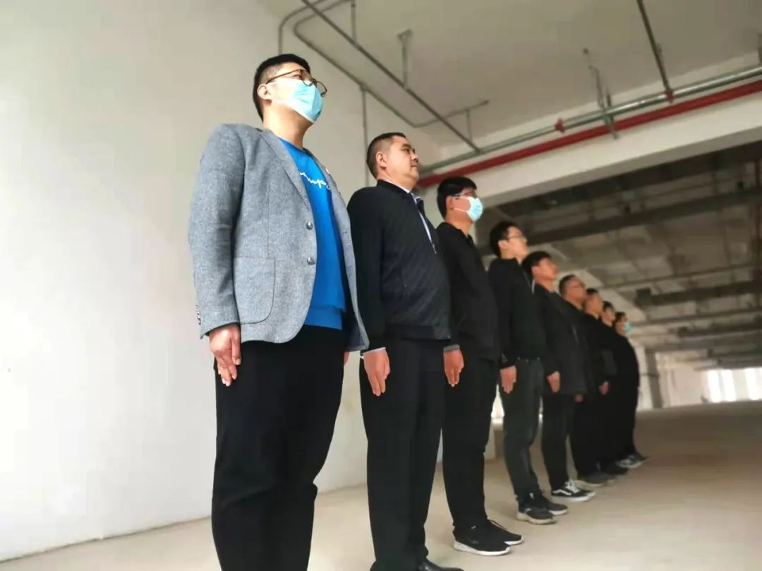 夏邑生态印染科技产业园组织员工开展春季军训活动(图11)