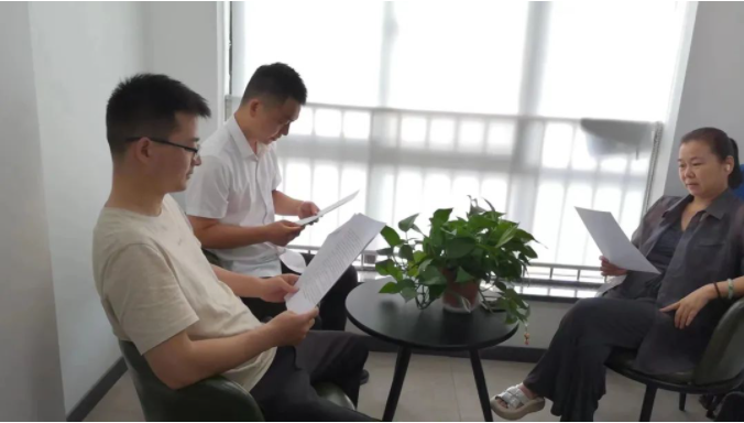 商丘市明德能源管理合伙企业各部门组织业务学习(图4)
